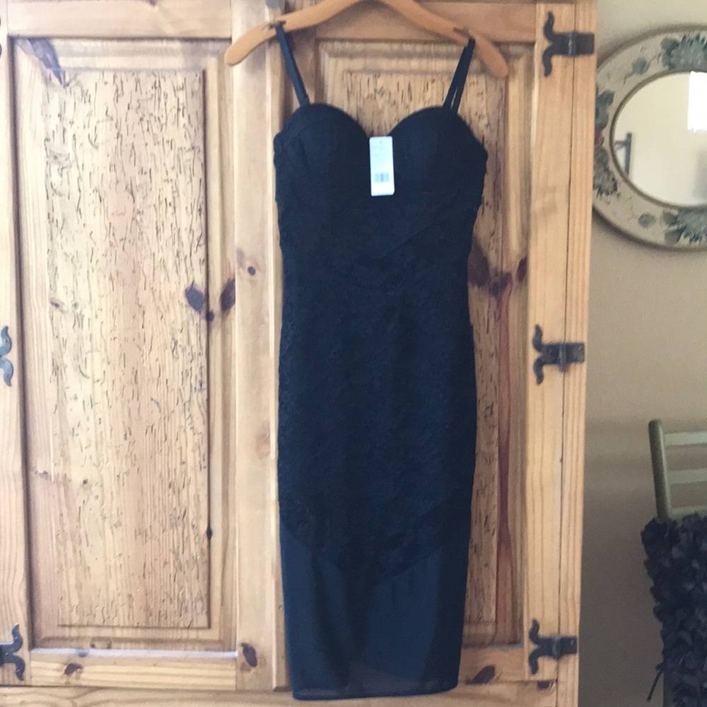 BEBE NWT Black Dress